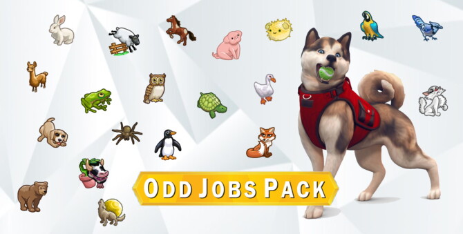 Sims 4 Mega Odd Job Pack 20 Animal Themed Jobs by NerdyDoll at Mod The Sims 4