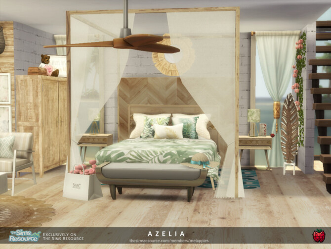 Sims 4 Azelia house by melapples at TSR