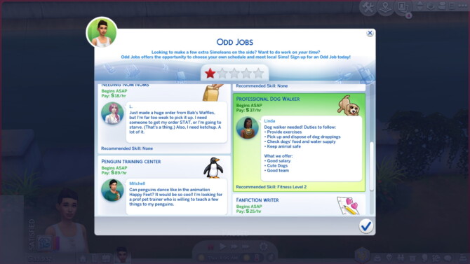 Sims 4 Mega Odd Job Pack 20 Animal Themed Jobs by NerdyDoll at Mod The Sims 4
