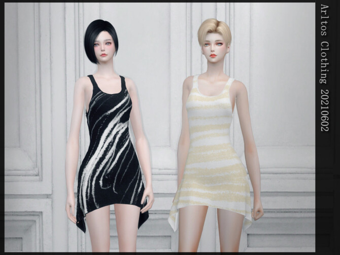 Sims 4 Dress 20210602 by Arltos at TSR