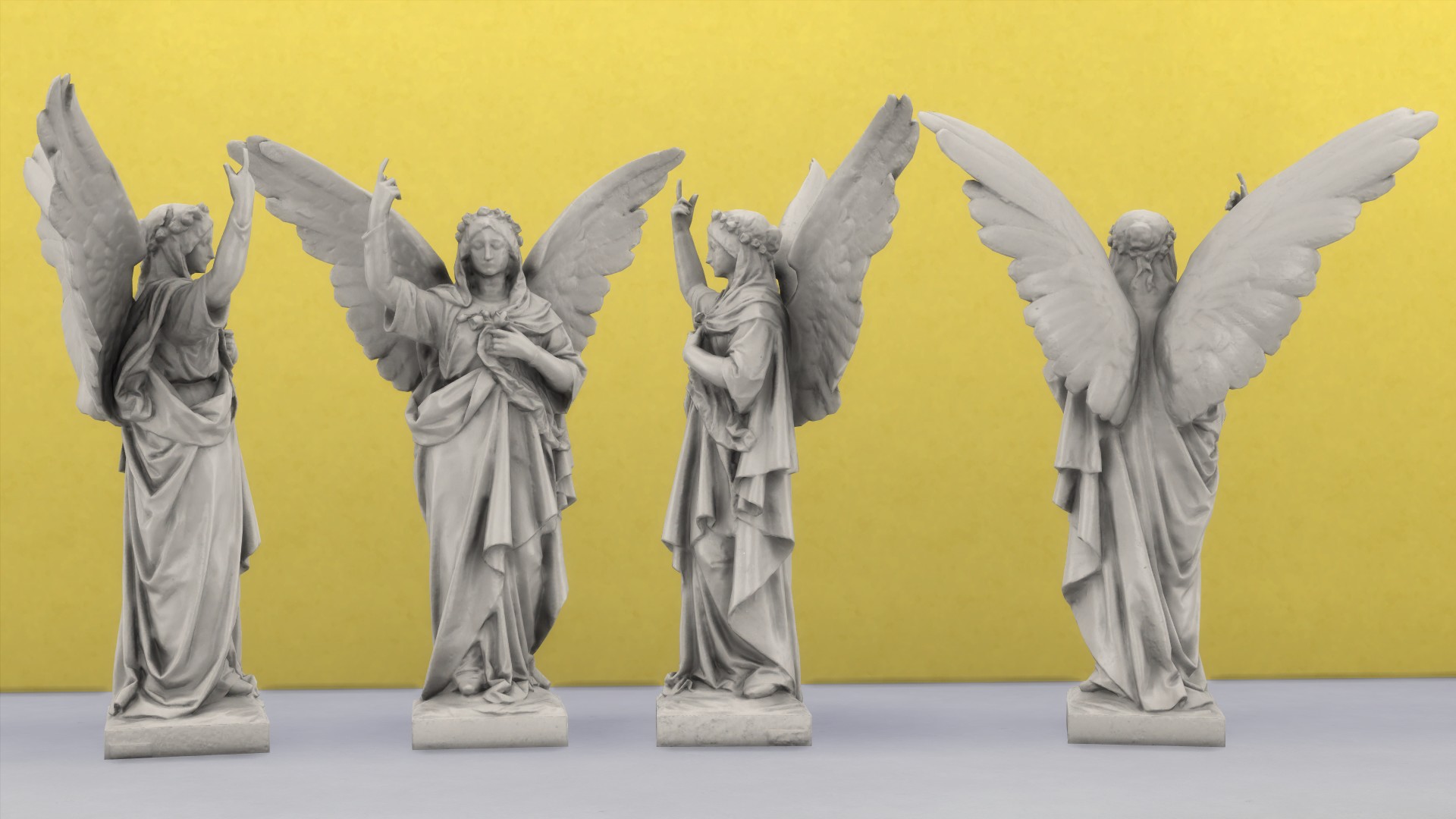 Angel Statue By TheJim07 At Mod The Sims 4 Sims 4 Updates   852 