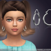 Mariella Hoop Earrings For Kids By Feyona