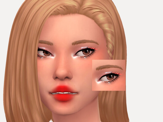 Sims 4 Apricot Eyeliner by Sagittariah at TSR