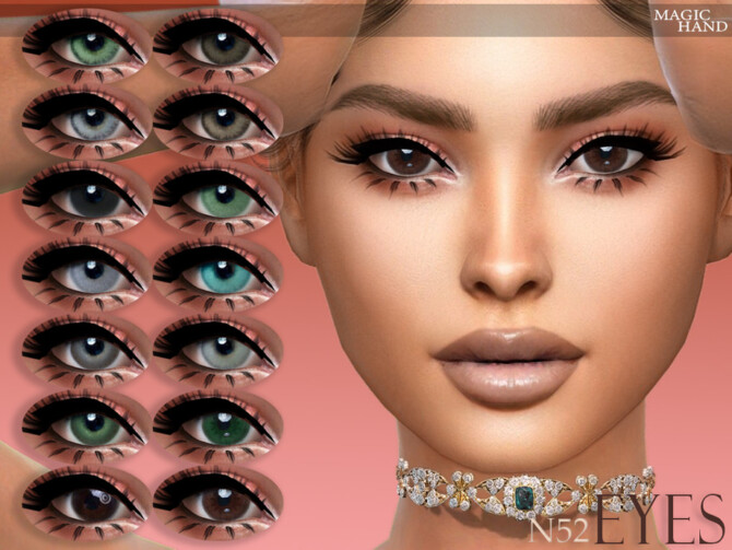 Sims 4 Eyes N52 by MagicHand at TSR