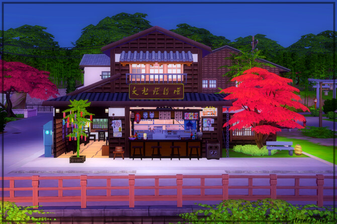 Sims 4 Kobe Teppanyaki restaurant at Strenee Sims