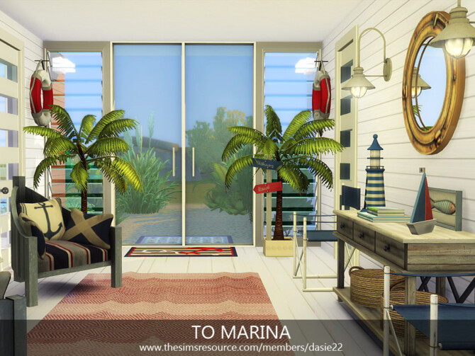 Sims 4 TO MARINA hallway by dasie2 at TSR