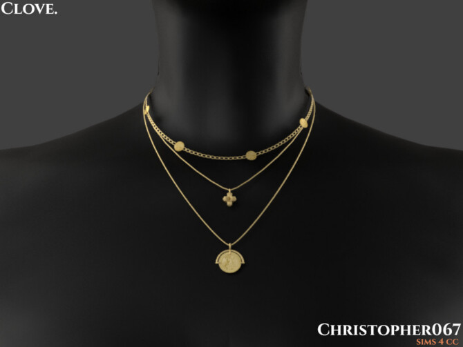 Sims 4 Clove Necklace by Christopher067 at TSR