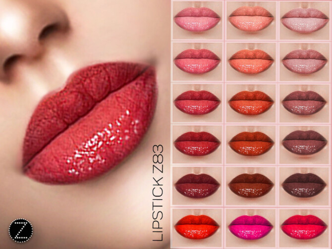 Sims 4 LIPSTICK Z83 by ZENX at TSR