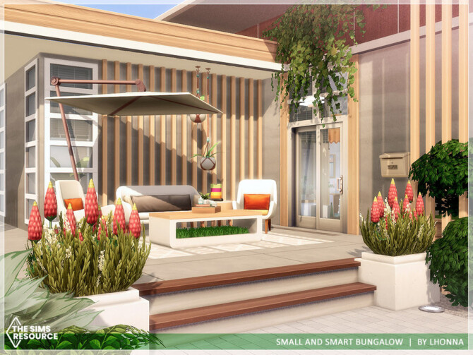 Sims 4 Small And Smart Bungalow by Lhonna at TSR