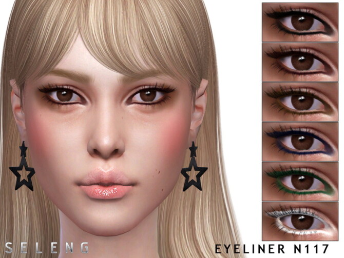 Sims 4 Eyeliner N117 by Seleng at TSR