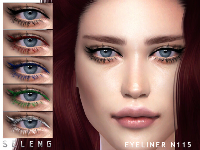 Sims 4 Eyeliner N115 by Seleng at TSR
