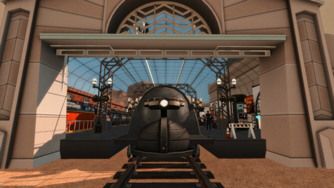 Sims 4 Black Bird Locomotive by PinkCherub at Mod The Sims 4