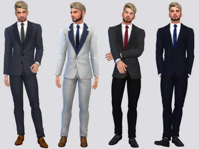 Theodore Business Suit By Mclaynesims