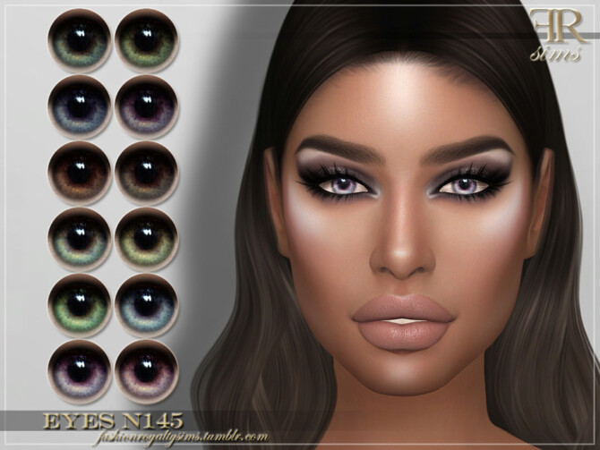 Sims 4 FRS Eyes N145 by FashionRoyaltySims at TSR