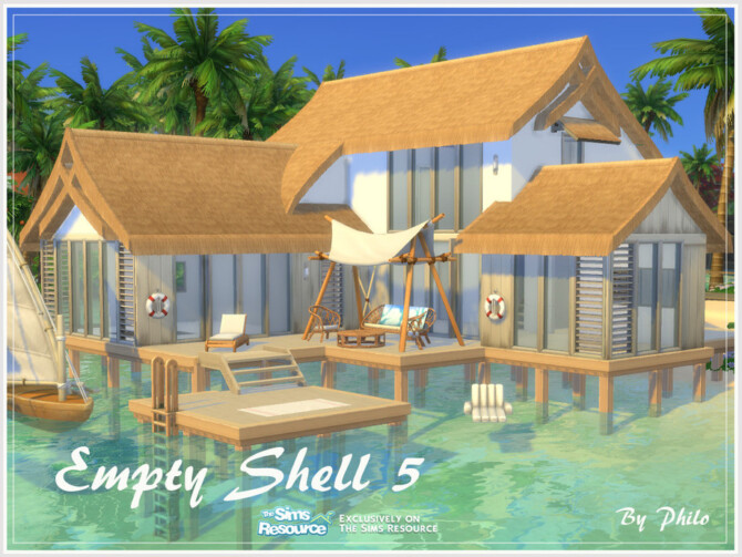 Sims 4 Empty Shell House 5 by philo at TSR