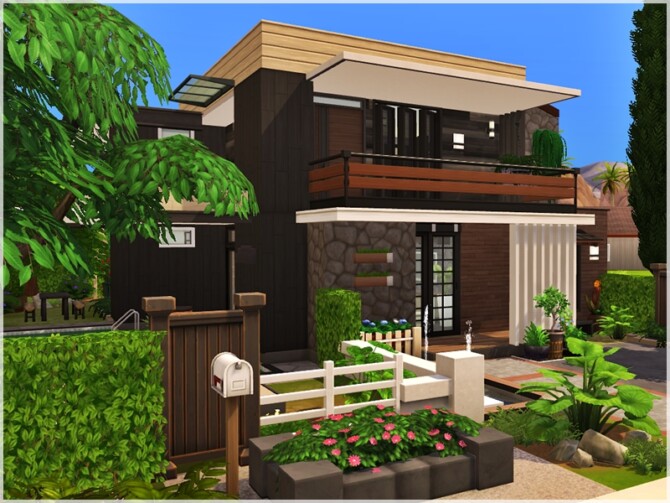 Sims 4 Haru house by Ray Sims at TSR