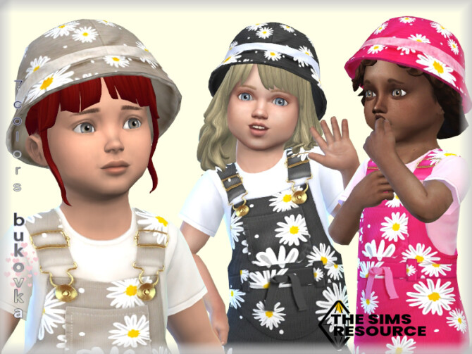 Sims 4 Hat Chamomile by bukovka at TSR