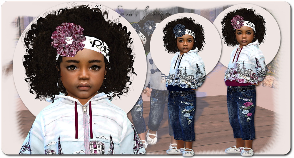 Designer Set for Toddler Girls Pt II at Sims4-Boutique » Sims 4 Updates