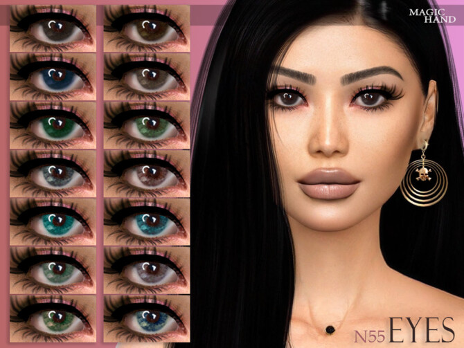 Sims 4 Eyes N55 by MagicHand at TSR