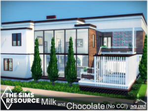 Milk and Chocolate house by nobody1392 at TSR