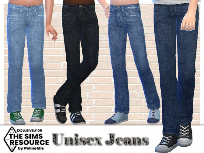 Sims 4 Children Jeans by Pelineldis at TSR