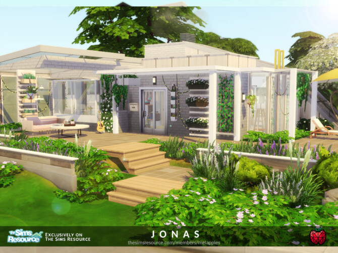 Sims 4 Jonas small home by melapples at TSR