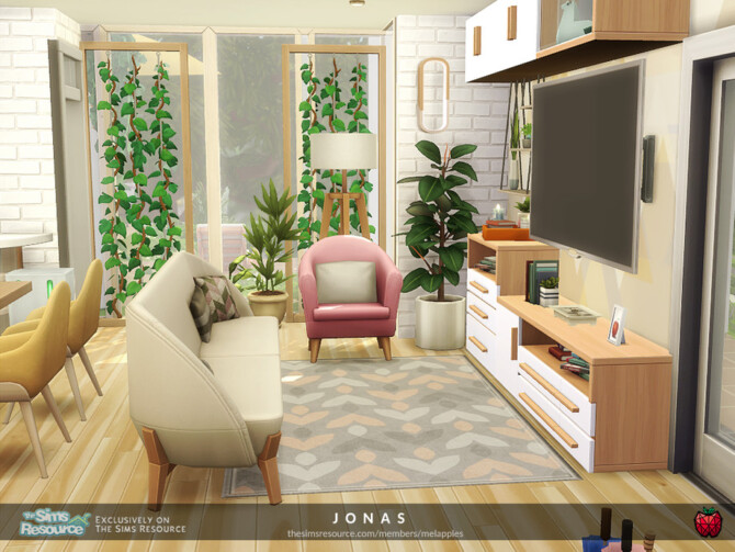 Sims 4 Jonas small home by melapples at TSR