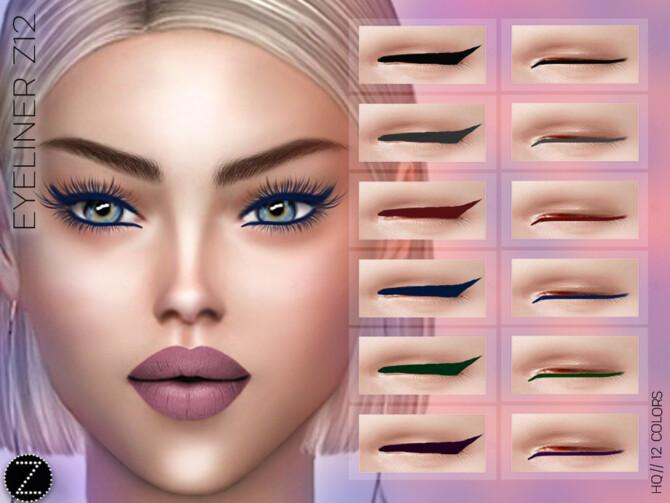 Sims 4 EYELINER Z12 by ZENX at TSR