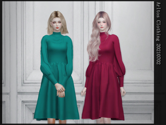 Sims 4 Dress 20210702 by Arltos at TSR