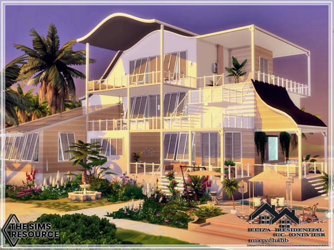 Sims 4 ELIZA house by marychabb at TSR