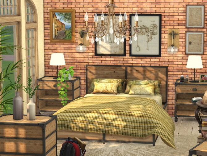 Sims 4 Bedroom Florence by Flubs79 at TSR