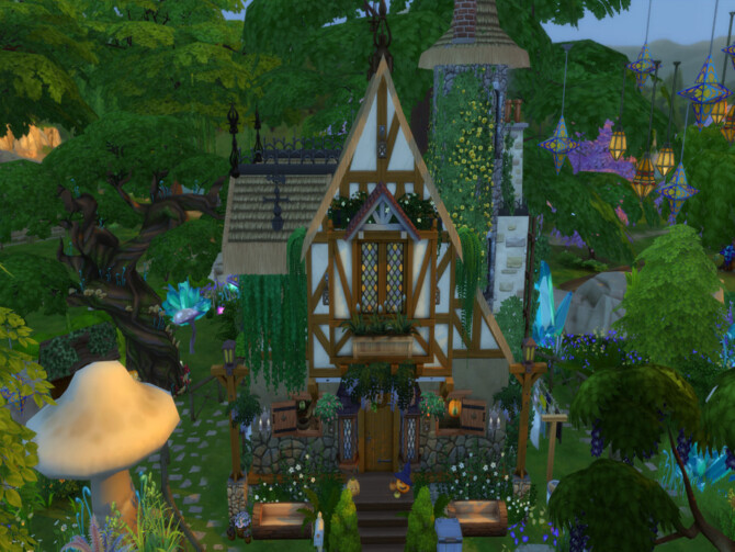Sims 4 Witch Cottage Swamp by susancho93 at TSR
