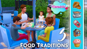 5 Food Holiday Traditions by Caradriel at Mod The Sims 4