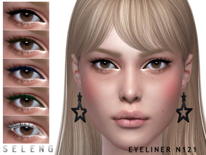 Sims 4 Eyeliner N121 by Seleng at TSR