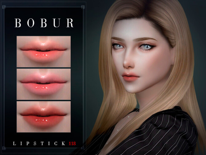 Sims 4 Lipstick 118 by Bobur3 at TSR