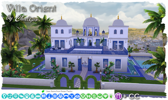 Sims 4 Villa Orient by Chalipo at All 4 Sims