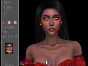 Cute Blush V5 by Reevaly at TSR
