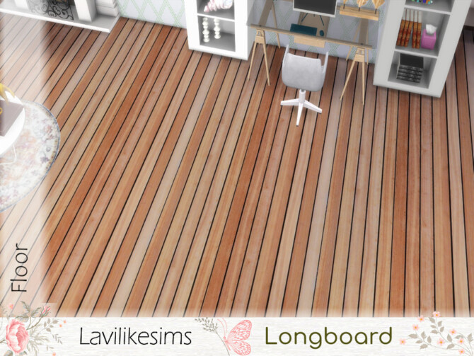 Sims 4 Longboards floor by lavilikesims at TSR