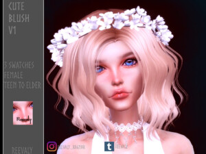 Cute Blush V1 by Reevaly at TSR