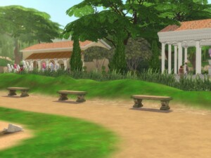 Hercules Stadion and Gym at KyriaT’s Sims 4 World