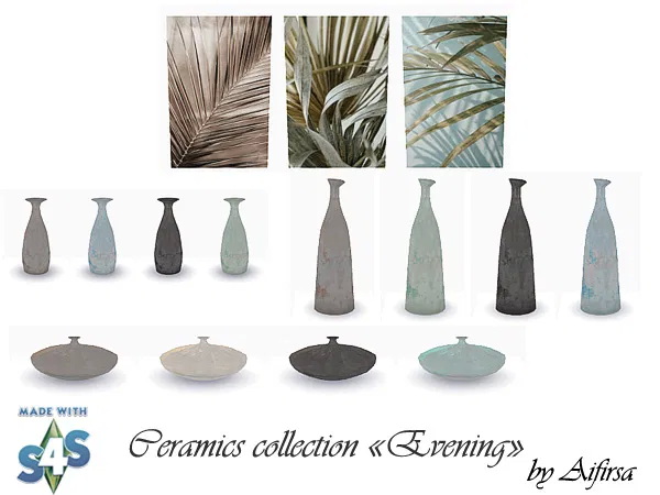 Sims 4 Ceramics Сollection at Aifirsa