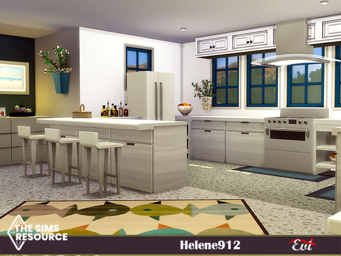Sims 4 Helene 912 villa by Evi at TSR