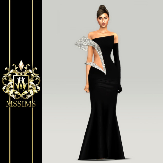 Sims 4 MIRIAM GOWN at MSSIMS