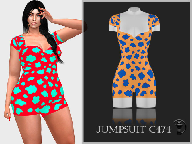 Sims 4 Jumpsuit C474 by turksimmer at TSR