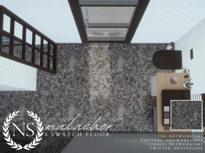 Sims 4 Malachor Marble Floor by networksims at TSR