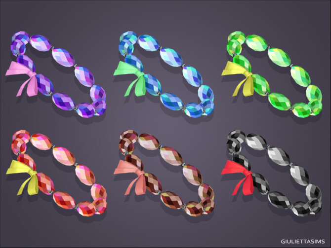 Sims 4 Crystal Beads Bracelet For Kids by feyona at TSR