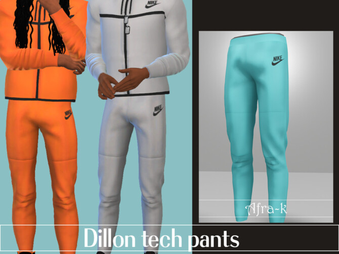 Sims 4 Dillon tech pants by akaysims at TSR