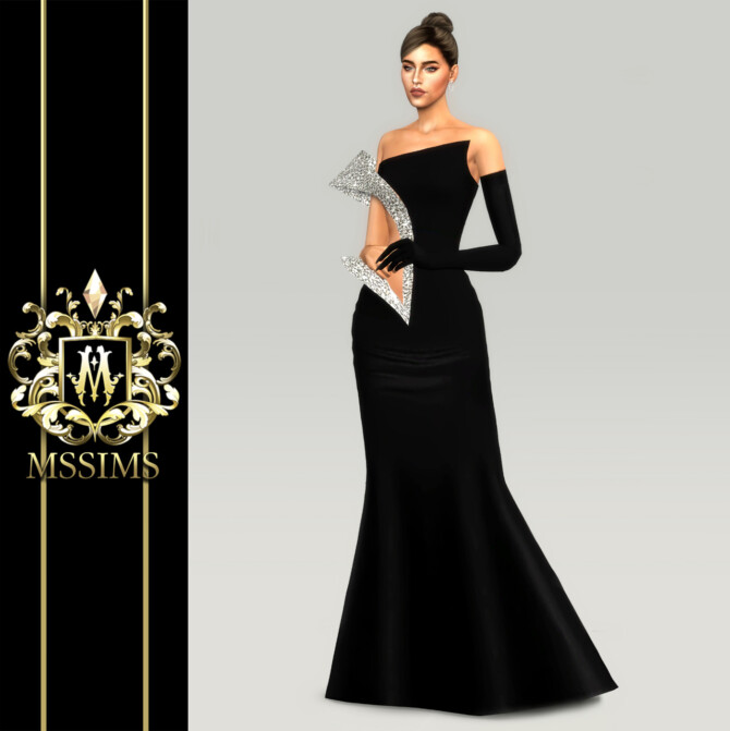 Sims 4 MIRIAM GOWN at MSSIMS