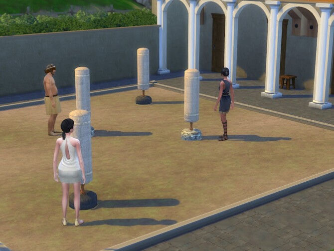 Sims 4 Hercules Stadion and Gym at KyriaT’s Sims 4 World