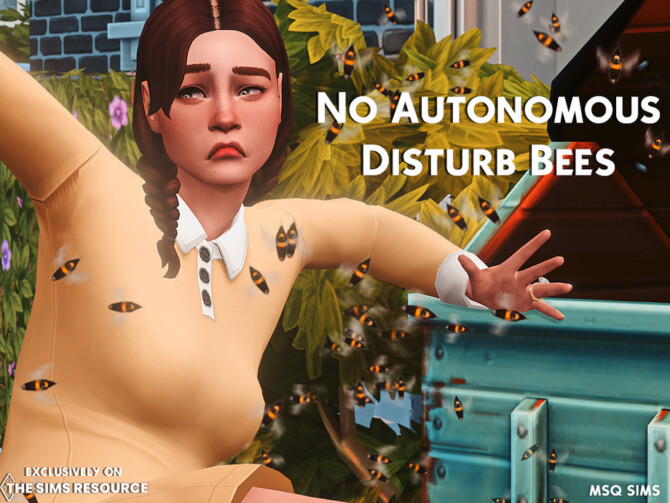 Sims 4 No Autonomous Disturb Bees by MSQ SIMS at TSR